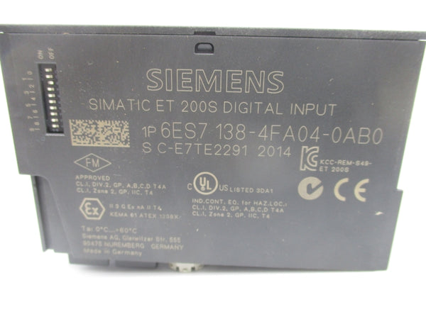 SIEMENS 6ES7 138-4FA04-0AB0 24VDC NSMP