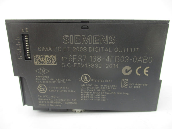 SIEMENS 6ES7 138-4FB03-0AB0 24VDC 2A NSMP