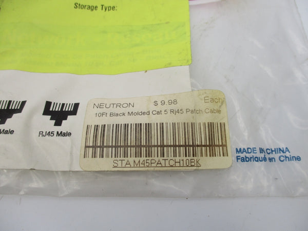 STARTECH STAM45PATCH10BK 10' NSMP