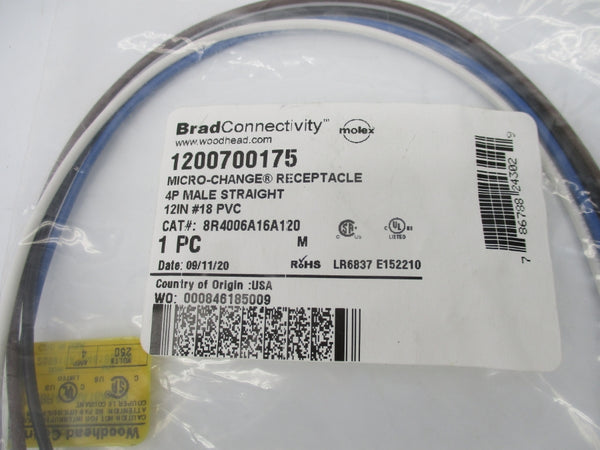 DANIEL WOODHEAD 8R4006A16A120 1200700175 NSMP