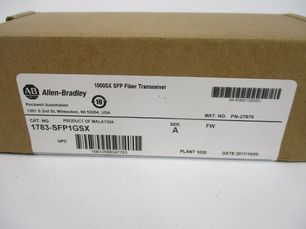 ALLEN BRADLEY 1783-SFP1GSX SER. A DATE: 2017 NSFS