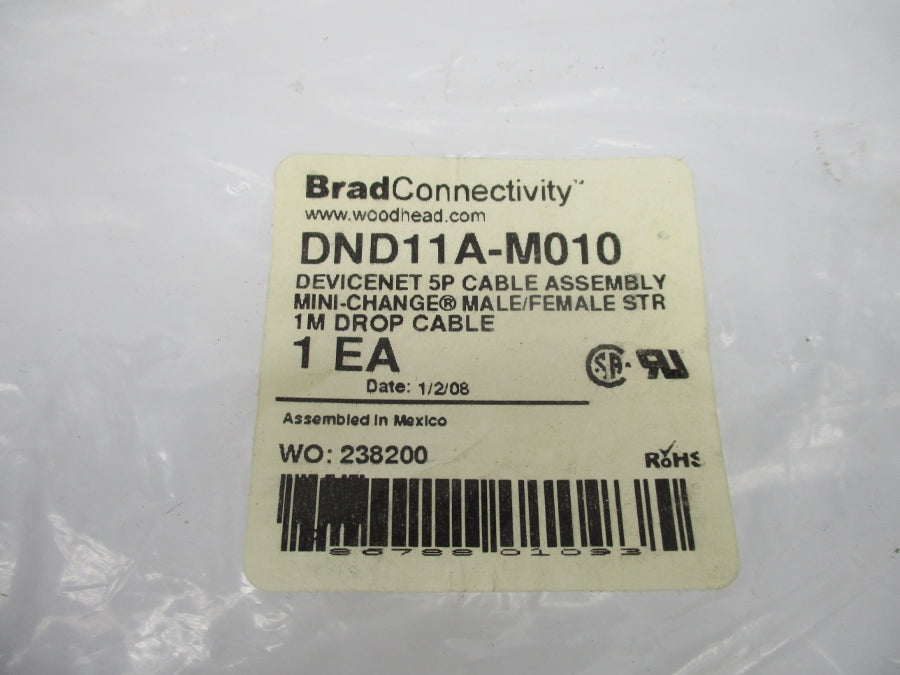 WOODHEAD DND11A-M010 1M NSMP