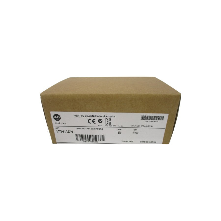 ALLEN BRADLEY 1734-ADN SER. B F/W 3.003 DATE: 2013 NSFS