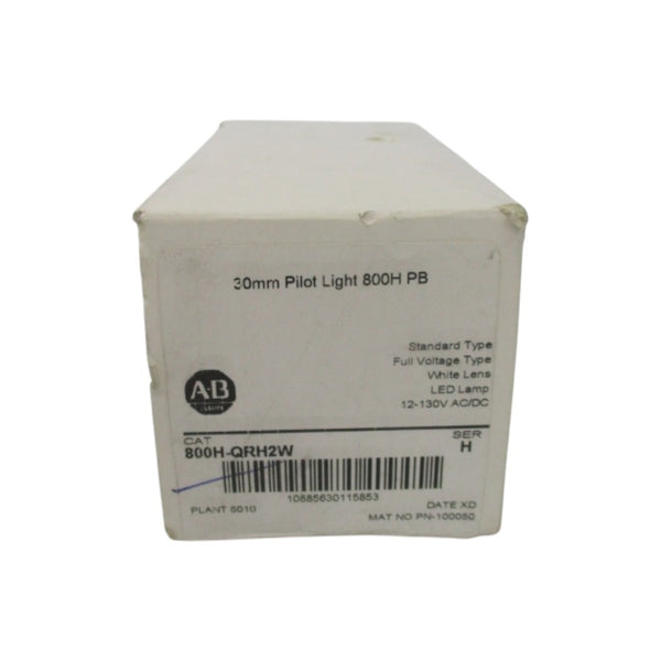 ALLEN BRADLEY 800H-QRH2W SER. H (WH) NSFS