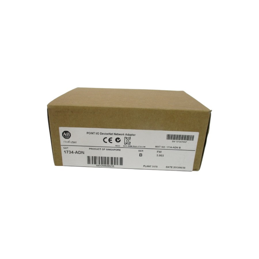 INDUSTRIAL SPARE PART 1734-ADN SER. B F/W 3.003 DATE: 2014 NSFS