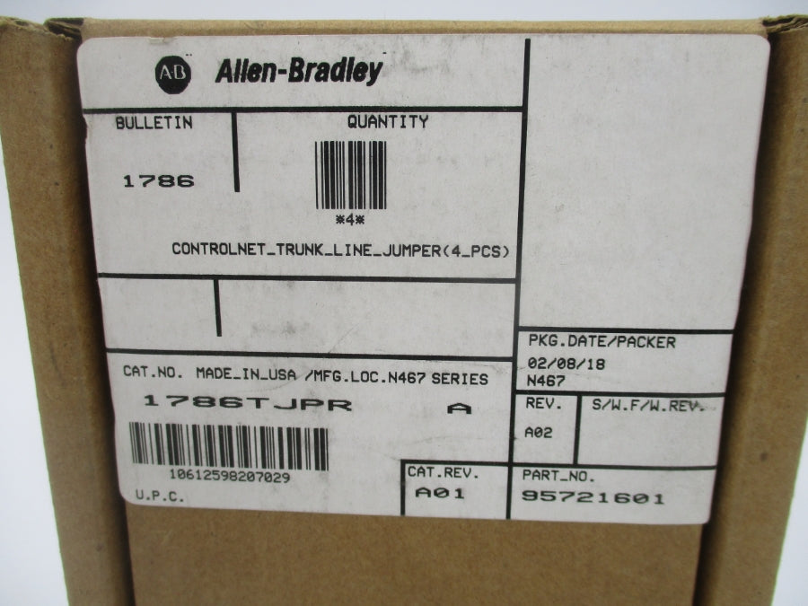 ALLEN BRADLEY 1786-TJPR SER. A DATE:2018 REV. A02 NSFS