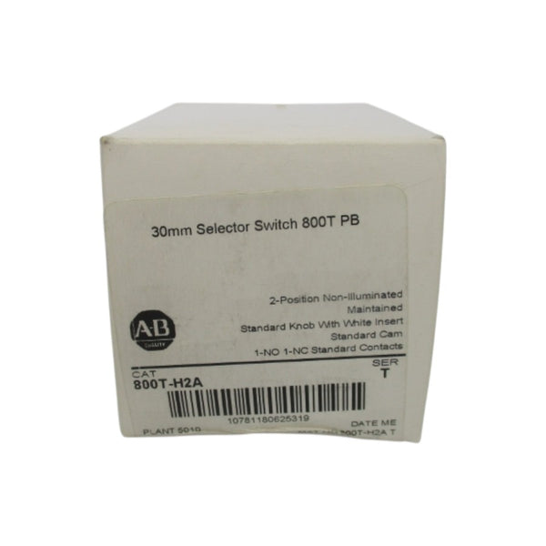 ALLEN BRADLEY 800T-H2A SER. T (WH) NSFS
