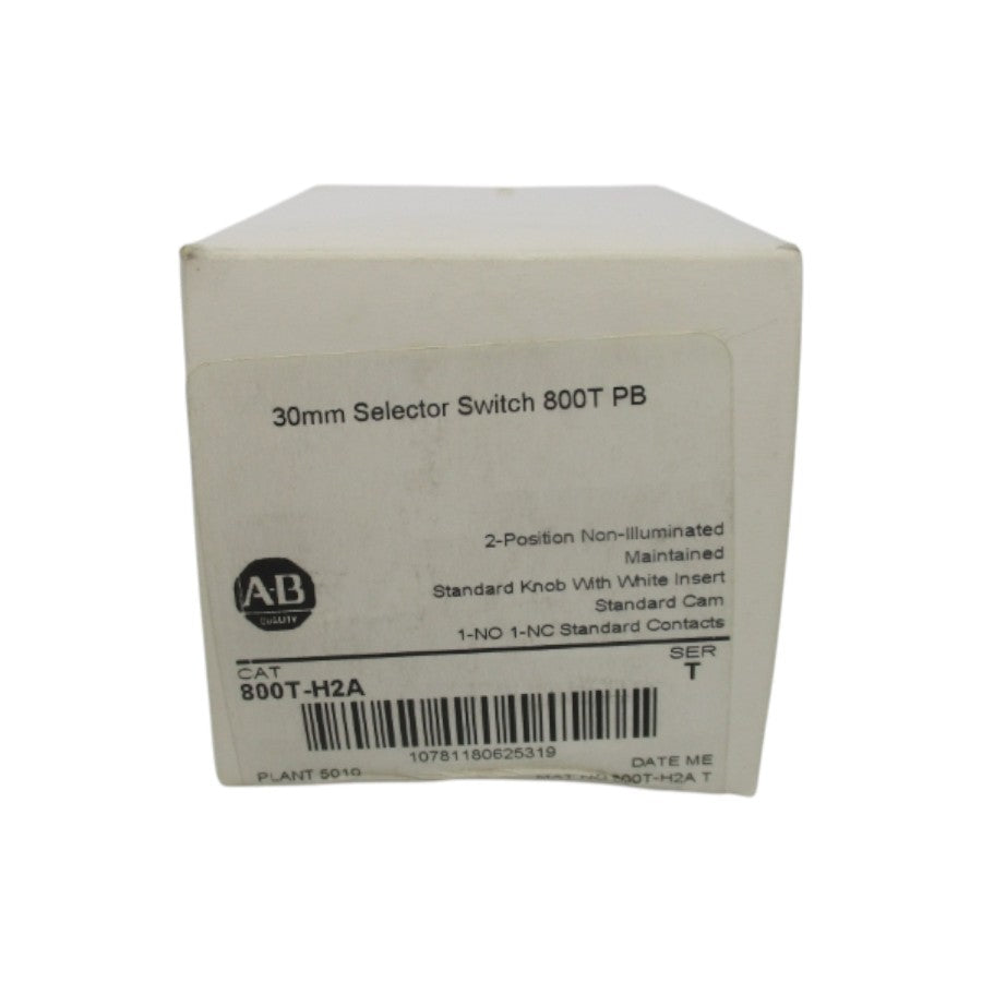 ALLEN BRADLEY 800T-H2A SER. T (WH) NSFS