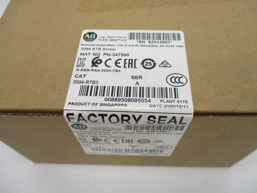 ALLEN BRADLEY 5094-RTB3 SER. A DATE: 2020 (BR/WH) NSFS