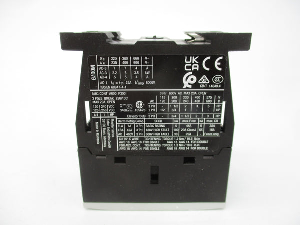 EATON DILM7-10 XTCE007B10TD 24VDC NSMP