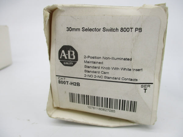 ALLEN BRADLEY 800T-H2B SER. T (WH) (AS PICTURED) NSMP
