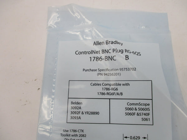 ALLEN BRADLEY 1786-BNC SER. B NSMP