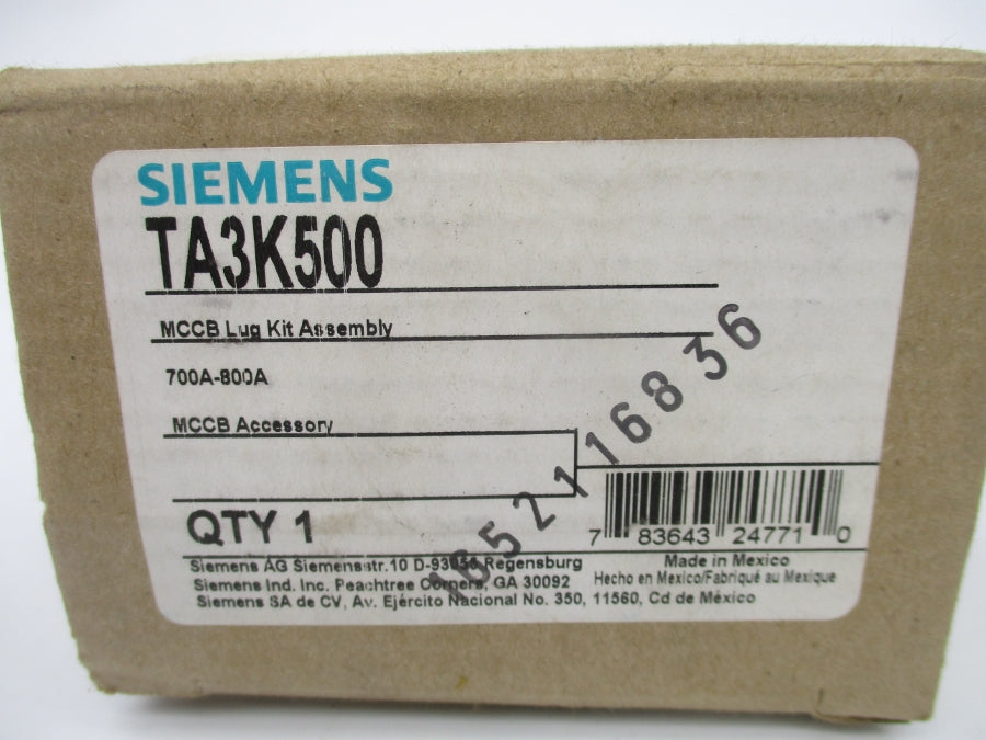 SIEMENS TA3K500 700-800A NSMP