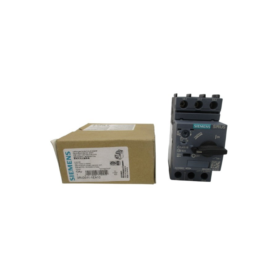 SIEMENS 3RV2011-1EA10 600V 2.8-4A NSMP