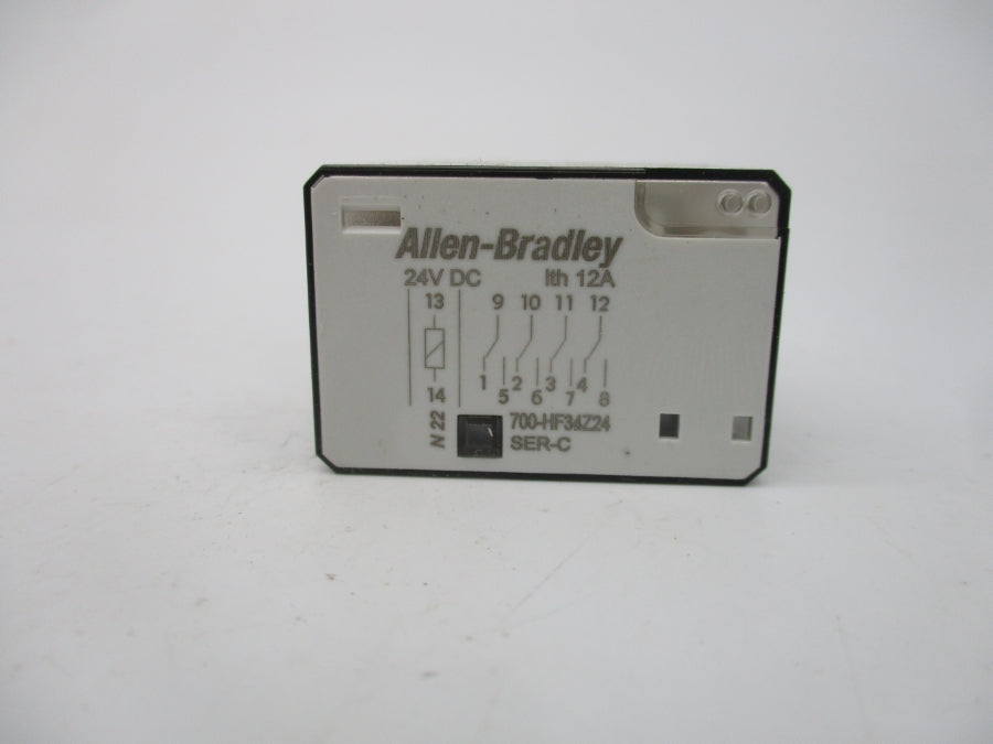 ALLEN BRADLEY 700-HF34Z24 SER. C 24VDC (WH) NSMP