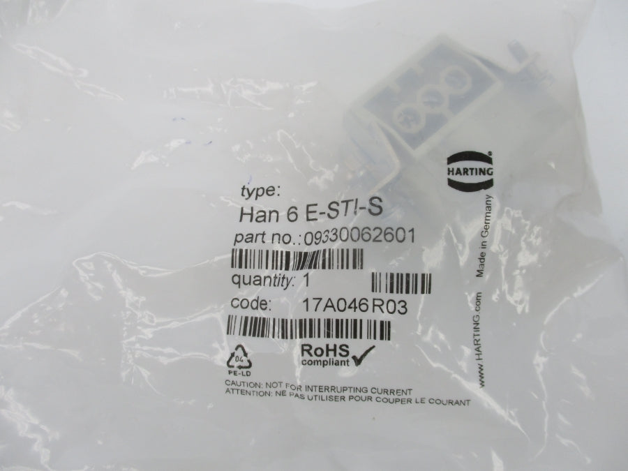 HARTING 09330062601 HAN6E-STI-S NSMP