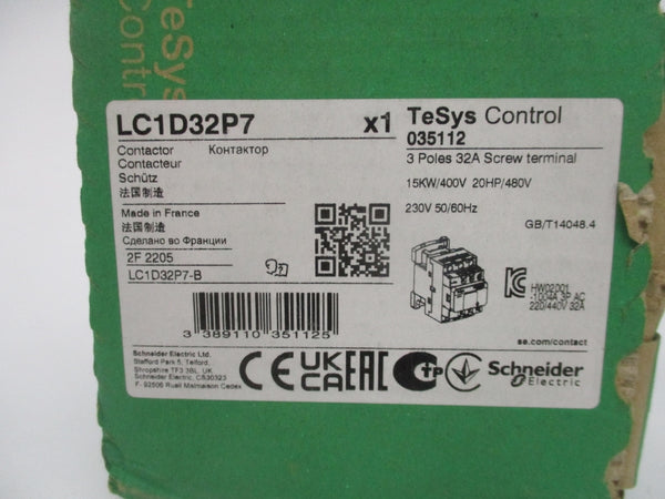 SCHNEIDER ELECTRIC LC1D32P7 230V NSMP