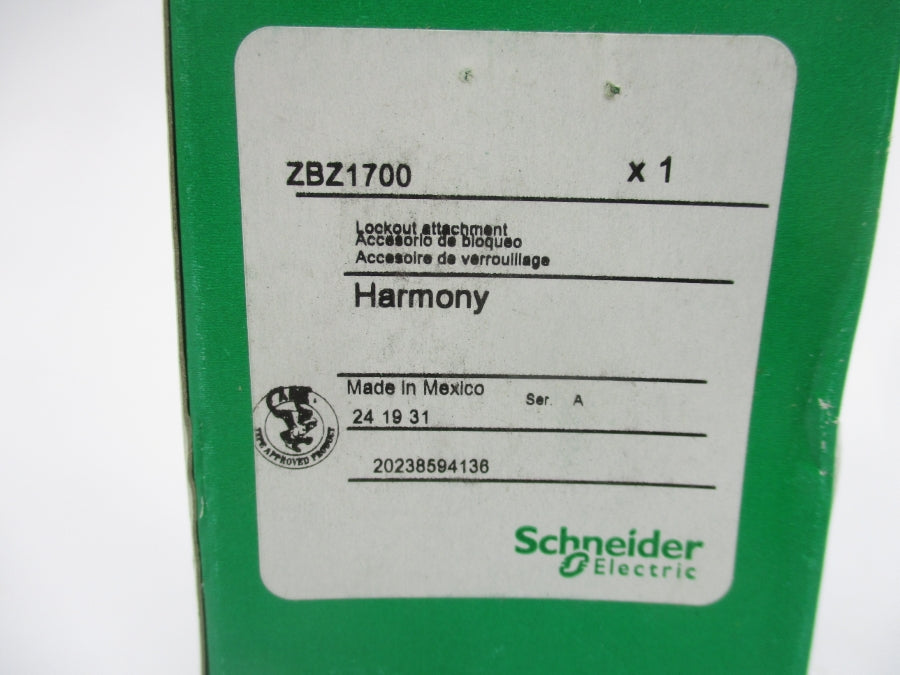 SCHNEIDER ELECTRIC ZBZ1700 SER. A NSMP