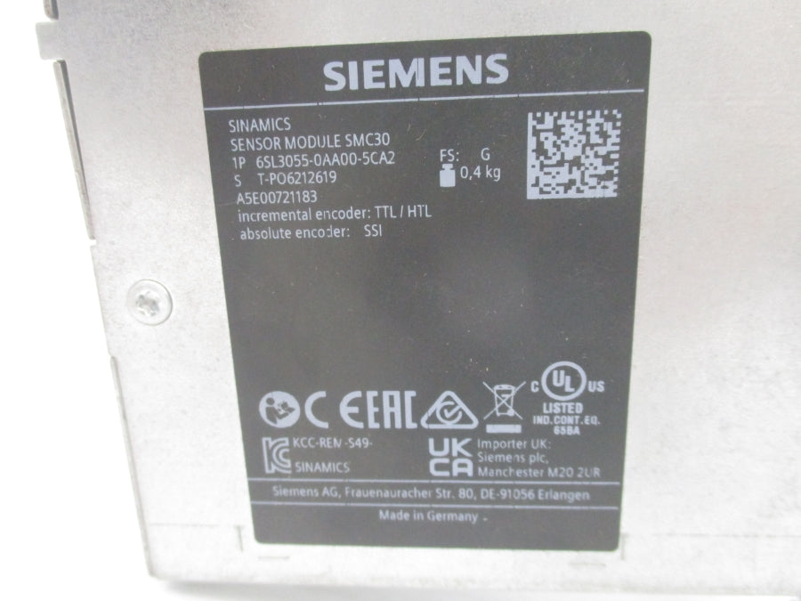 SIEMENS 6SL3055-0AA00-5CA2 (NO TERMINALS) NSNP