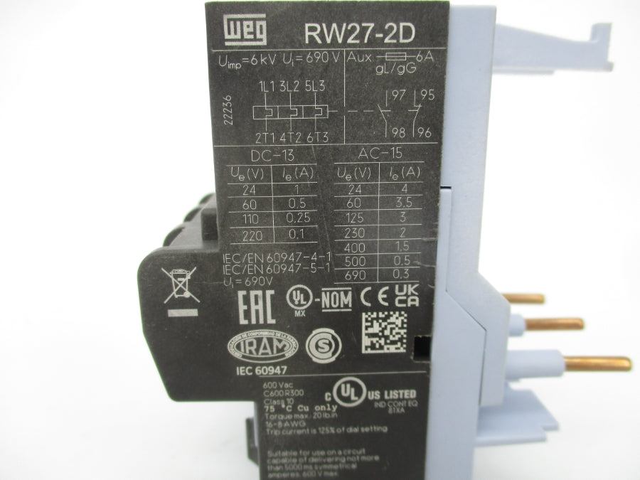 WEG RW27-2D 600VAC NSNP