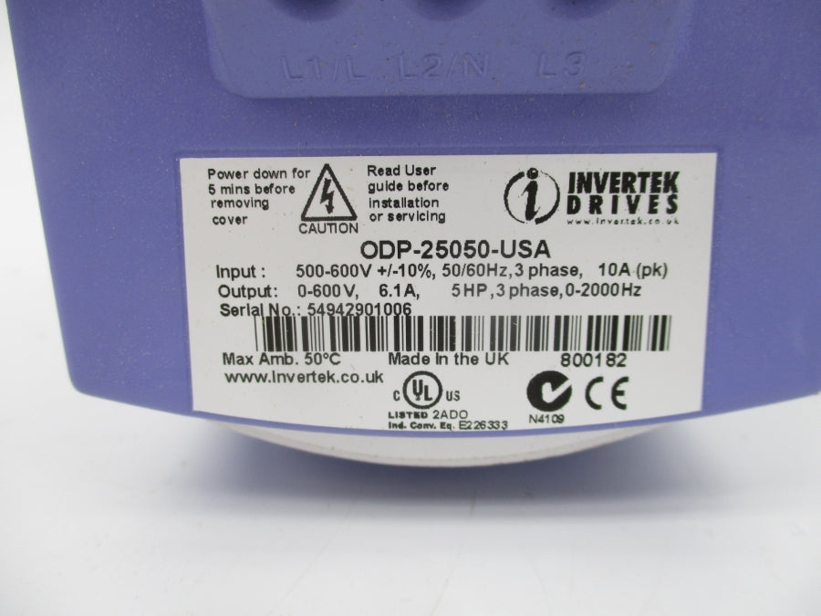 INVERTEK ODP-25050-USA 500-600V 10A NSNP