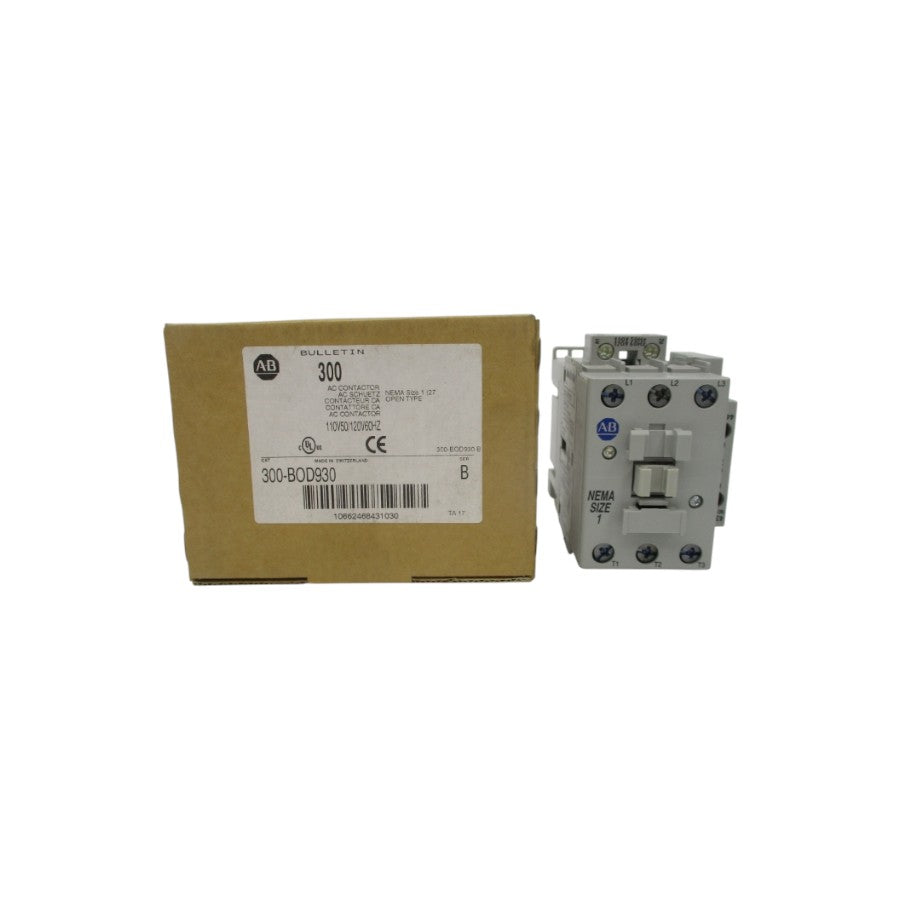 ALLEN BRADLEY 300-BOD930 SER. B 110/120V (BR/WH) NSMP