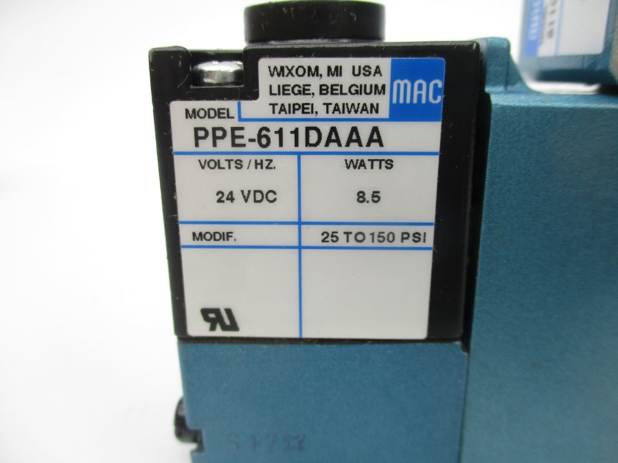 MAC 811C-PP-611DA-142 24VDC 20-150PSI NSMP