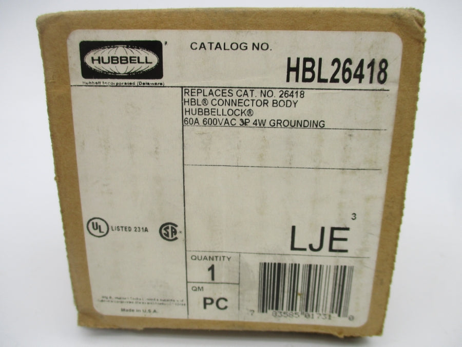 HUBBELL HBL26418 600VAC 60A NSMP