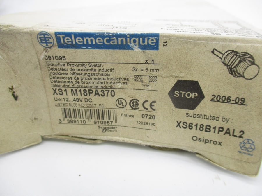 TELEMECANIQUE XS1M18PA370 12-48VDC NSMP