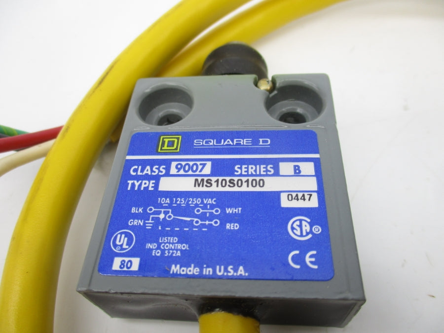 SQUARE D 9007MS10S0100 SER. B 125/250VAC 10A NSMP