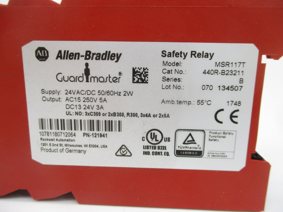 INDUSTRIAL SPARE PART 440R-B23211 SER. B 24VAC/DC NSMP
