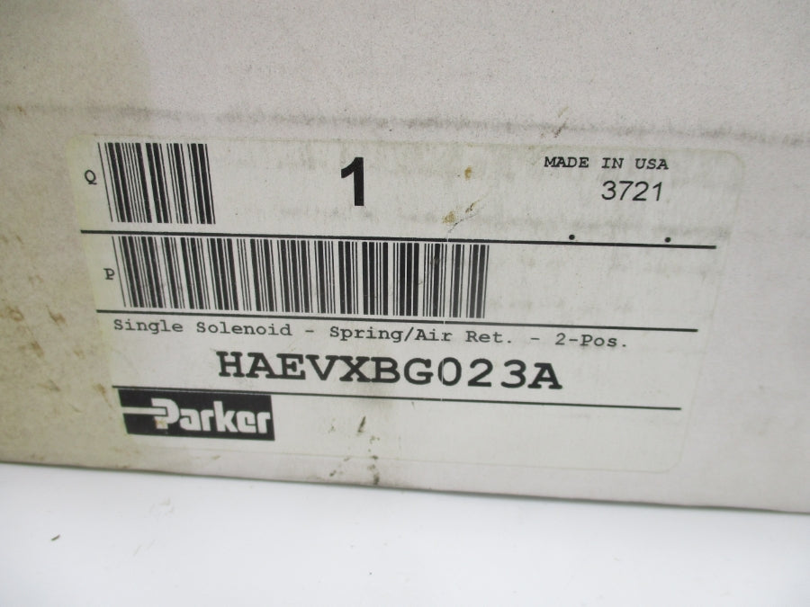PARKER HAEVXBG023A 120V 145PSI NSMP
