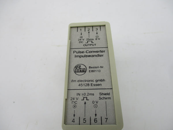 IFM EFECTOR E80110 24VDC NSMP