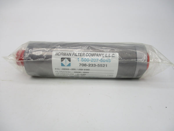 NORMAN FILTER 4383AG-20VL 0-3000PSI NSMP