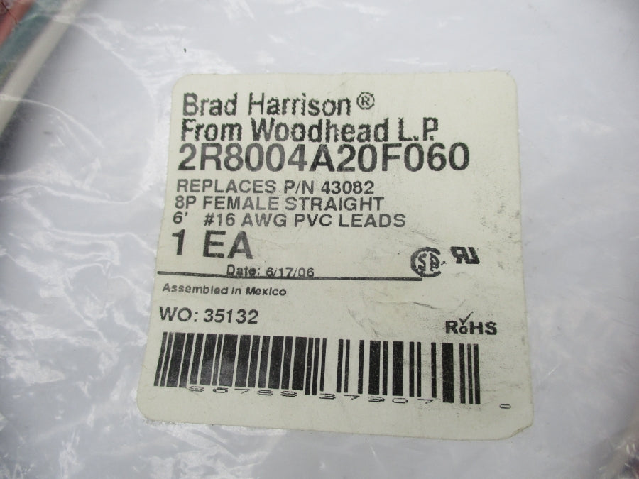 DANIEL WOODHEAD 2R8004A20F060 6' NSMP