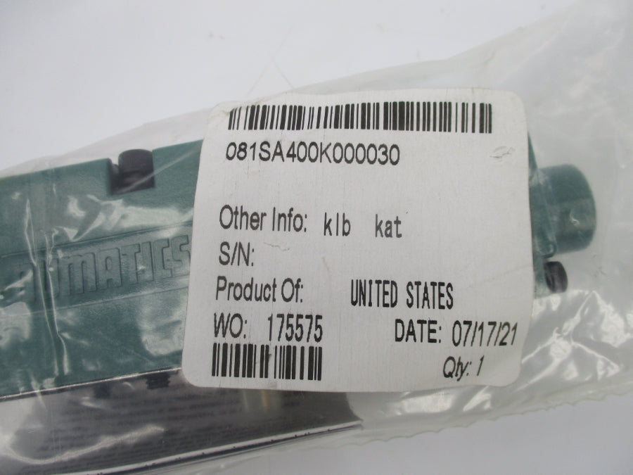 NUMATICS 081SA400K000030 110-120V 0.15A 150PSI NSMP