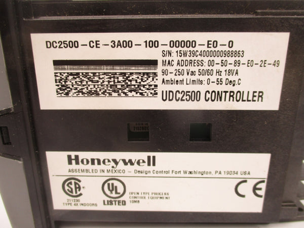 HONEYWELL DC2500-CE-3A00-100-00000-E0-0 90-250VAC NSNP