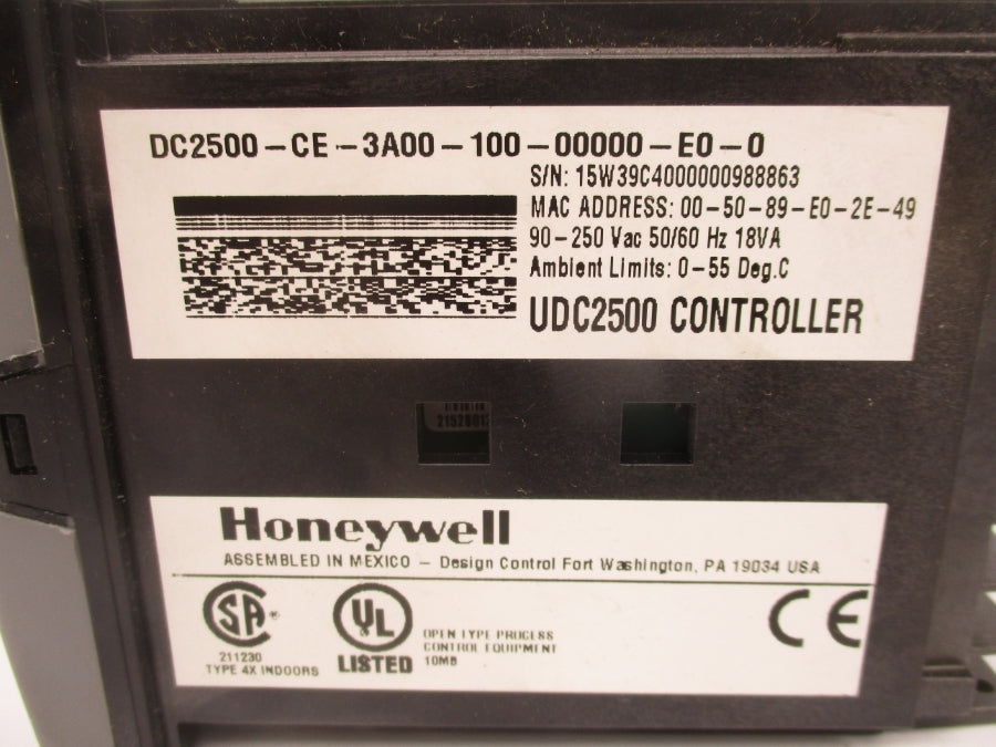 HONEYWELL DC2500-CE-3A00-100-00000-E0-0 90-250VAC NSNP