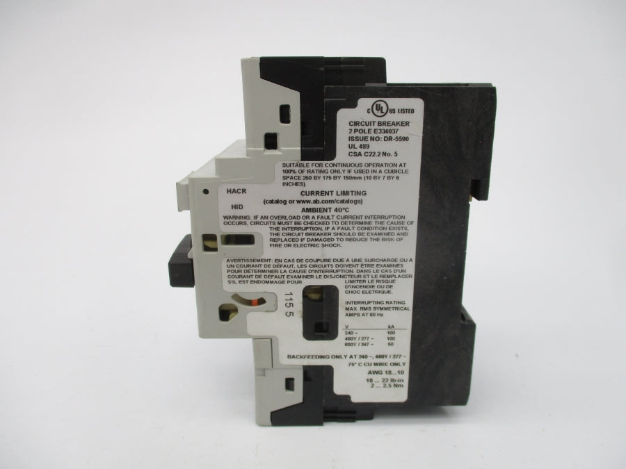 ALLEN BRADLEY 140U-D6D2-B30 SER. B 600V NSNP