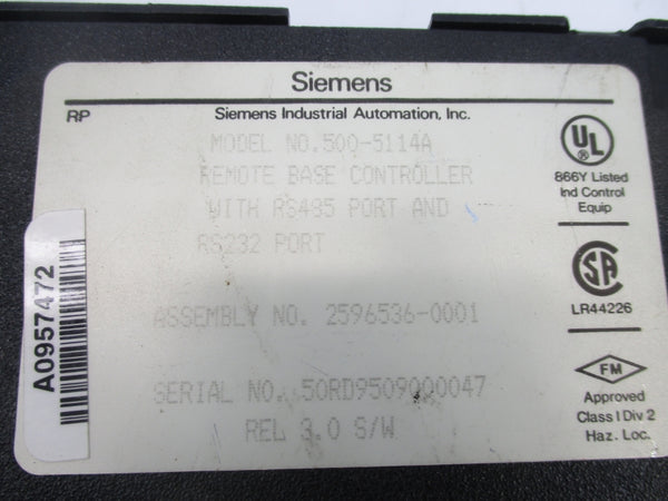 SIEMENS 500-5114A UNMP