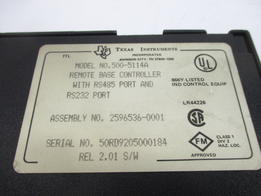TEXAS INSTRUMENTS 500-5114A UNMP