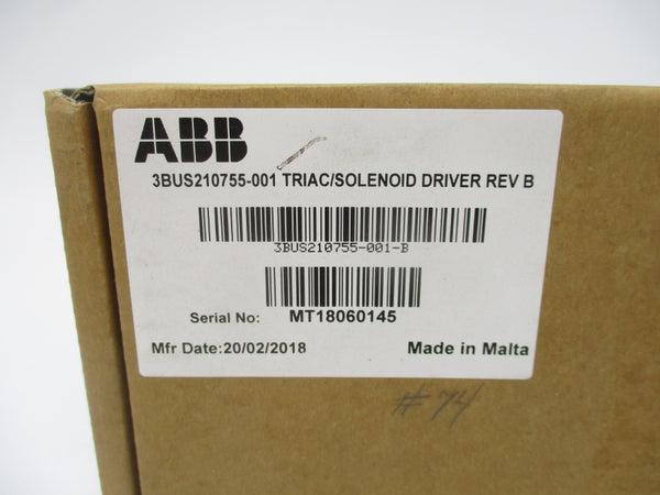 ABB 3BUS210755-001 REV. B NSFS