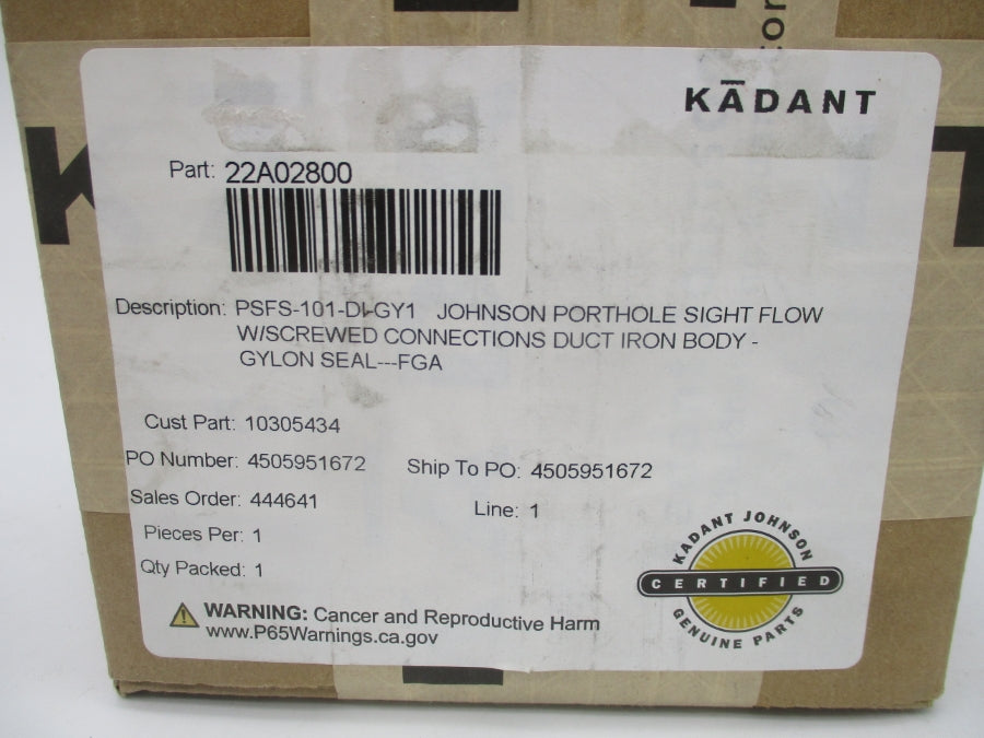 KADANT 22A02800 PSFS-101-DI-GY1 NSFS