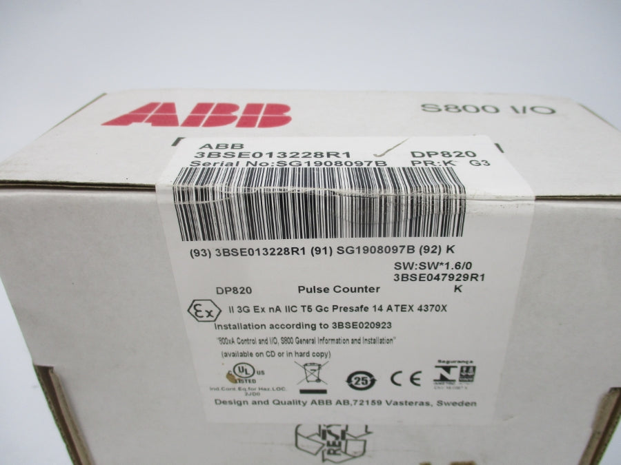 ABB 3BSE013228R1 DP820 NSFS