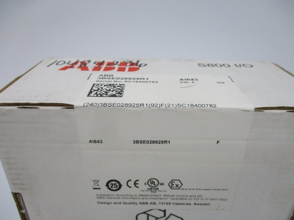 ABB 3BSE028925R1 AI843 NSFS