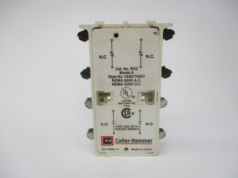 CUTLER HAMMER W22 600VAC NSMP
