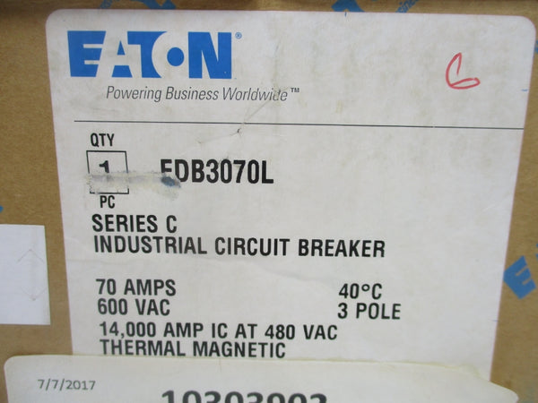 EATON FDB3070L 600VAC 70A NSMP
