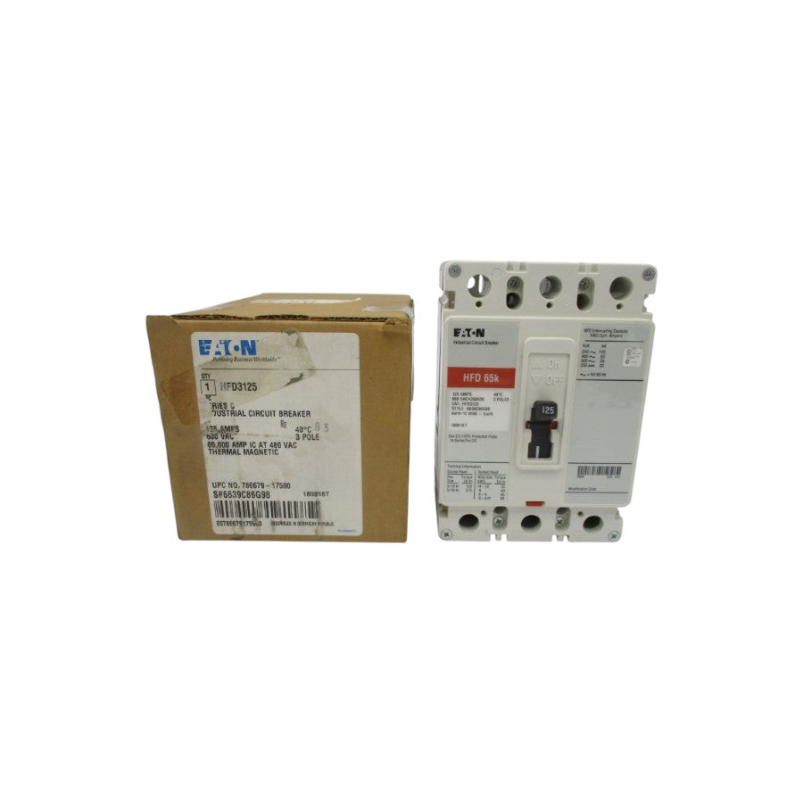 EATON HFD3125 600VAC 125A NSMP