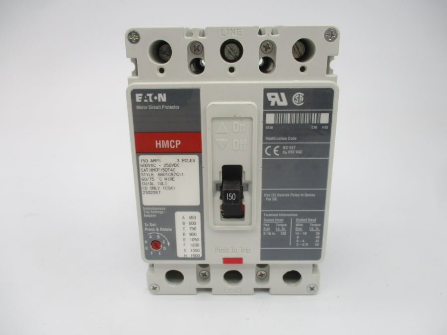 EATON HMCP150T4C 600VAC 150A NSMP