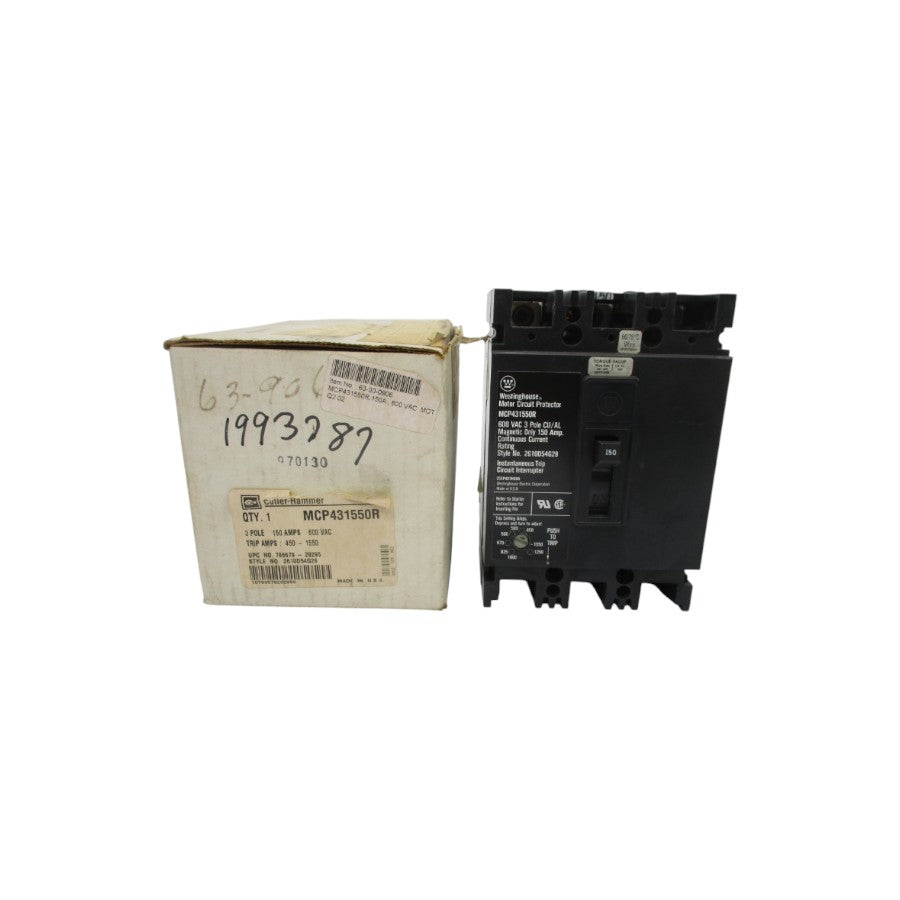 CUTLER HAMMER MCP431550R 600VAC 150A NSMP